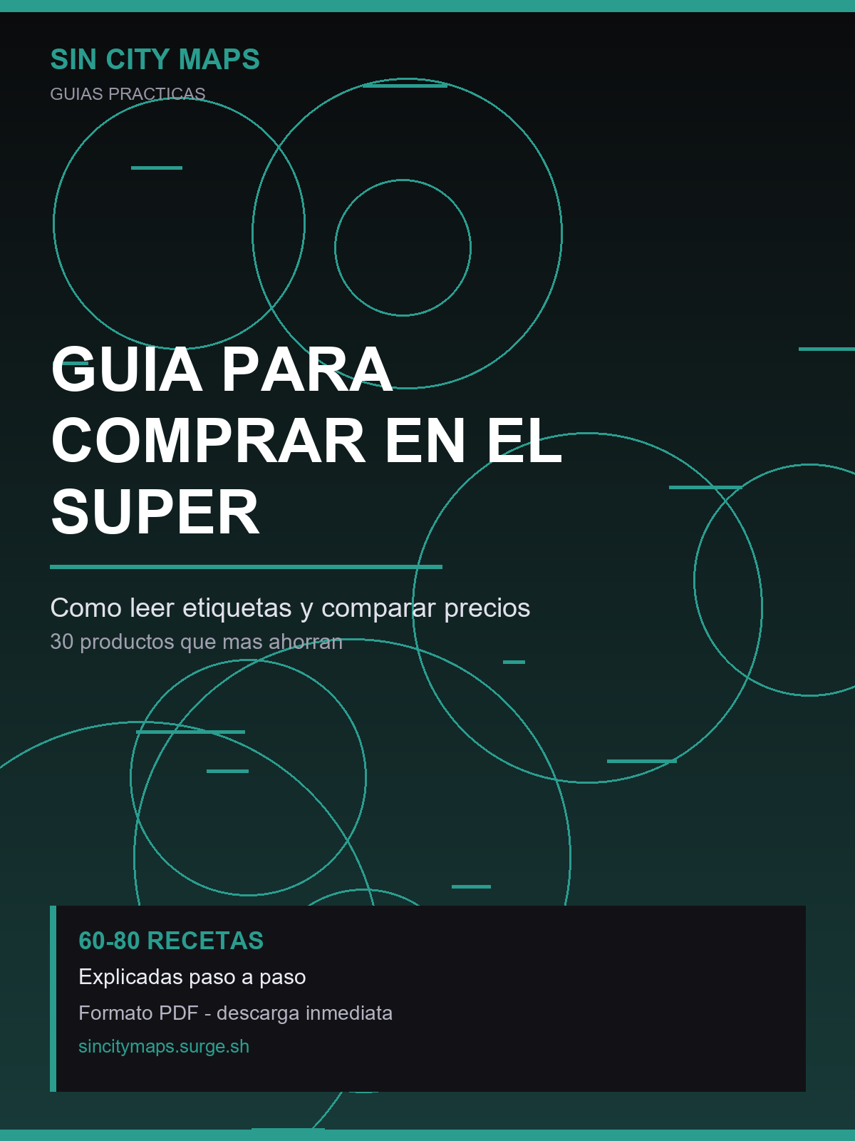 Guía para comprar en el super sin que te engañen — portada del ebook