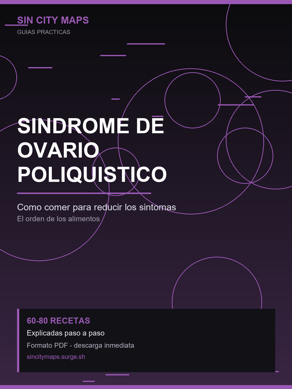 Síndrome de ovario poliquístico (SOP): la guía para comer mejor — portada del ebook