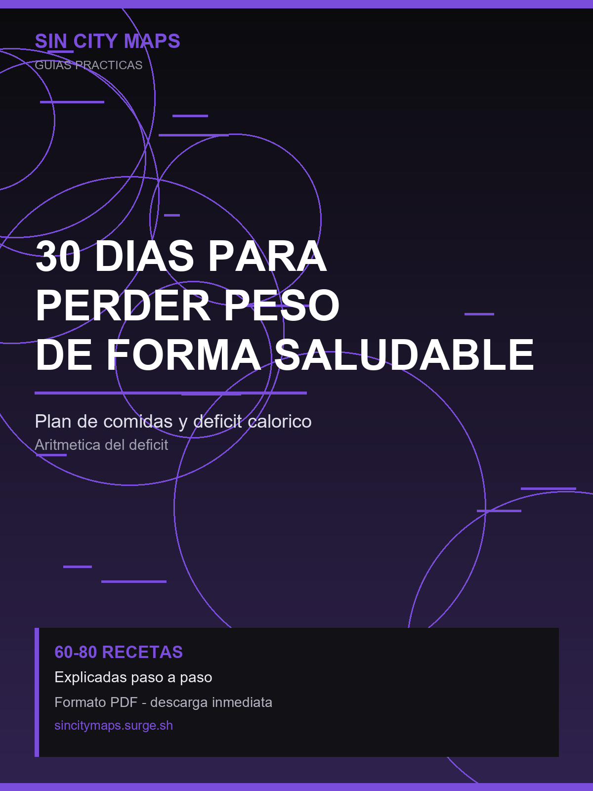 Plan de 30 días para perder peso de forma saludable — portada del ebook