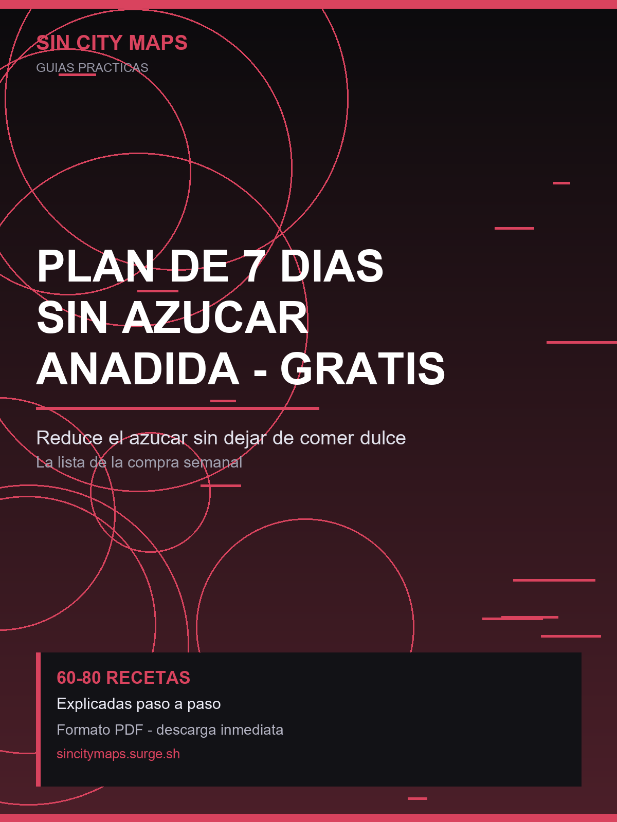 Plan de 7 días sin azúcar añadida (gratis) — portada del ebook